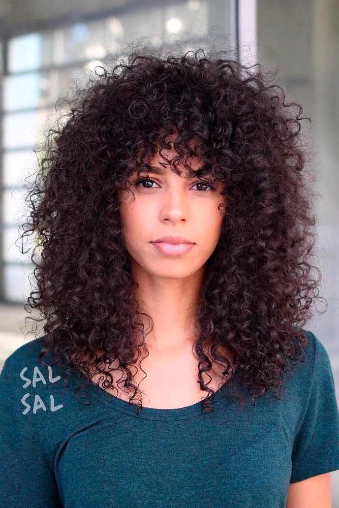 Long & Curly #curlyhairstyles #brownhair