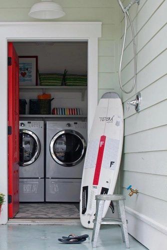 Beach Outdoor Shower #beachshower