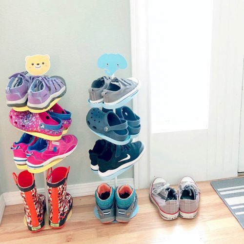 Kids Shoes Organizer #kidsorganizer