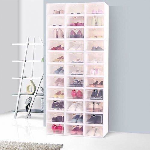 Shoe Box Storage #plasticshoebox