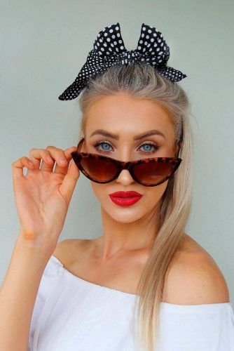 The Chic Bow Hairstyle #ponytailhair #blondehair #longhairstyles