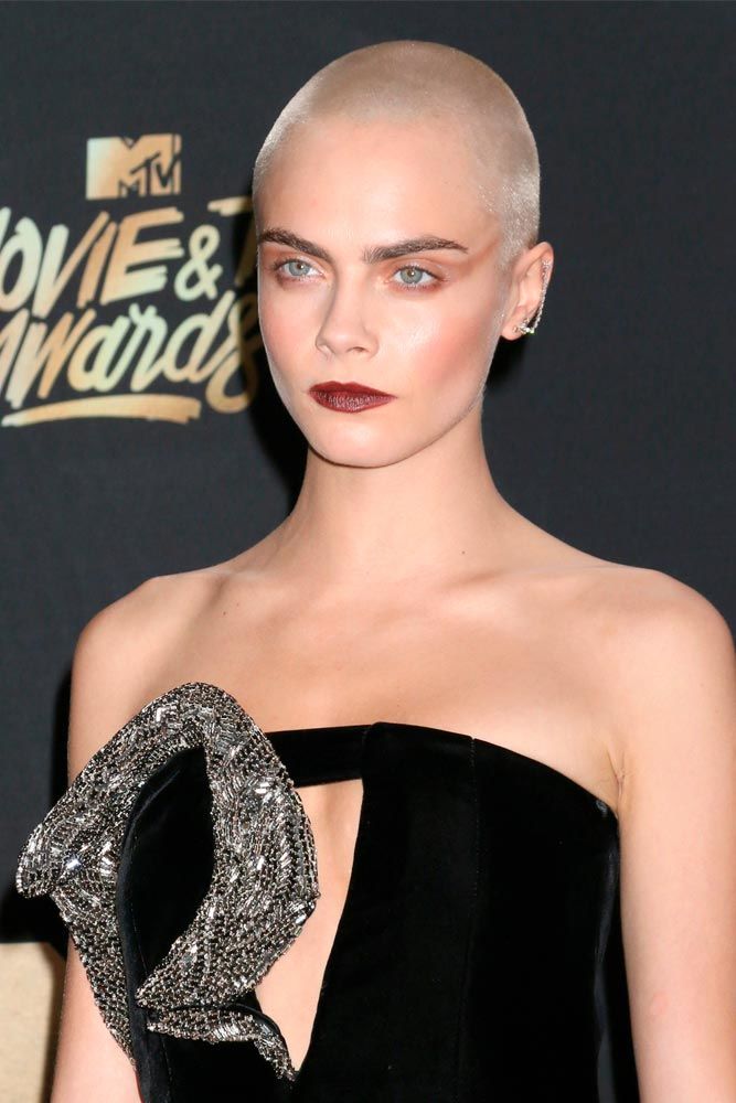 Blended Buzz Cut #shorthair #caradelevingne