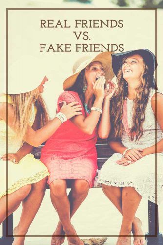 Real Friends Vs. Fake Friends #relationship #friends