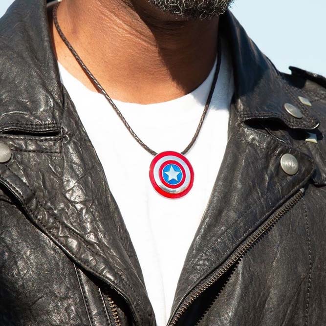 Captain America Necklace Gift Idea #necklace