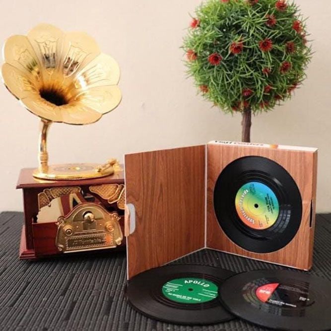 Vintage Record Coasters #uniquegift