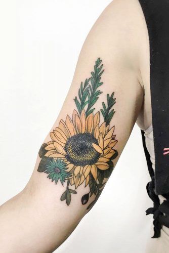 Sunflower Tattoo Ideas To Express Your Sunny Nature - Glaminati