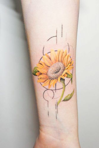 150 Vibrant Sunflower Tattoo Designs