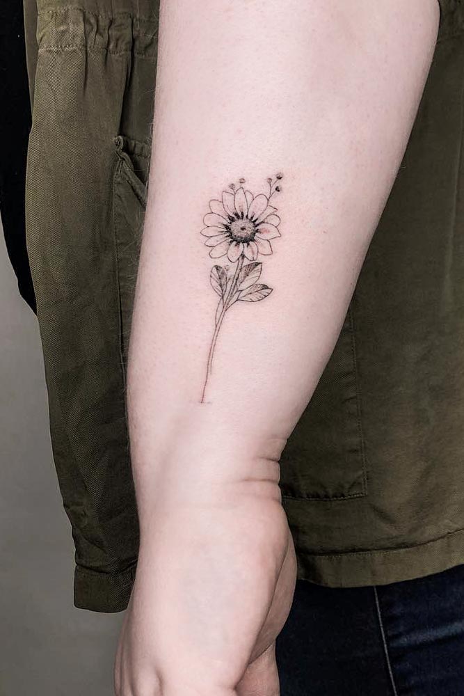 Sunflower tattoo ideas for the summer of 2021