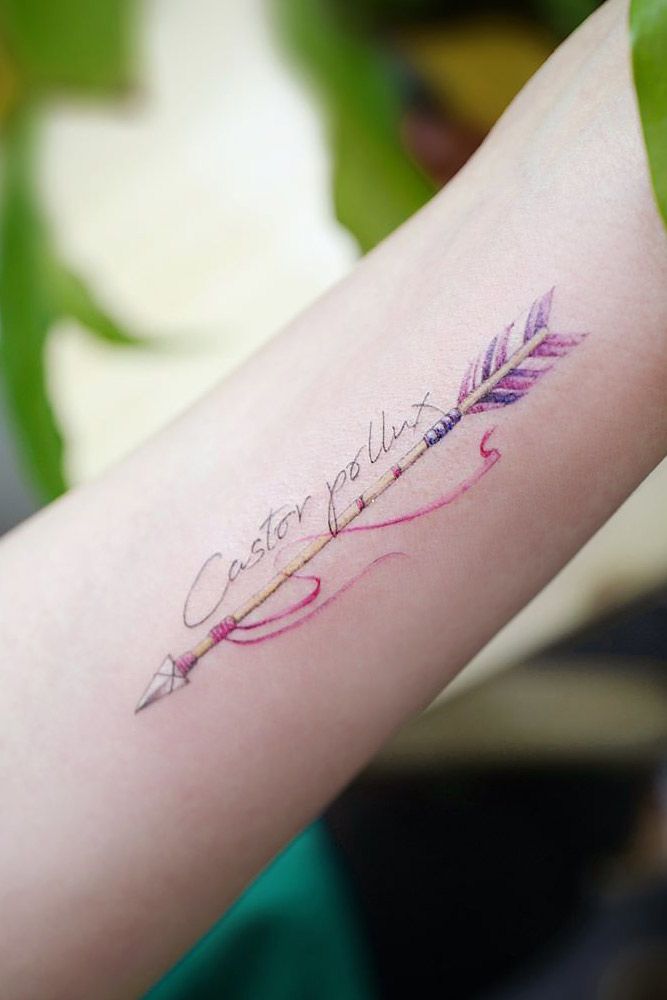 Tattoo tagged with lotus arrow arm lotus flower  inkedappcom