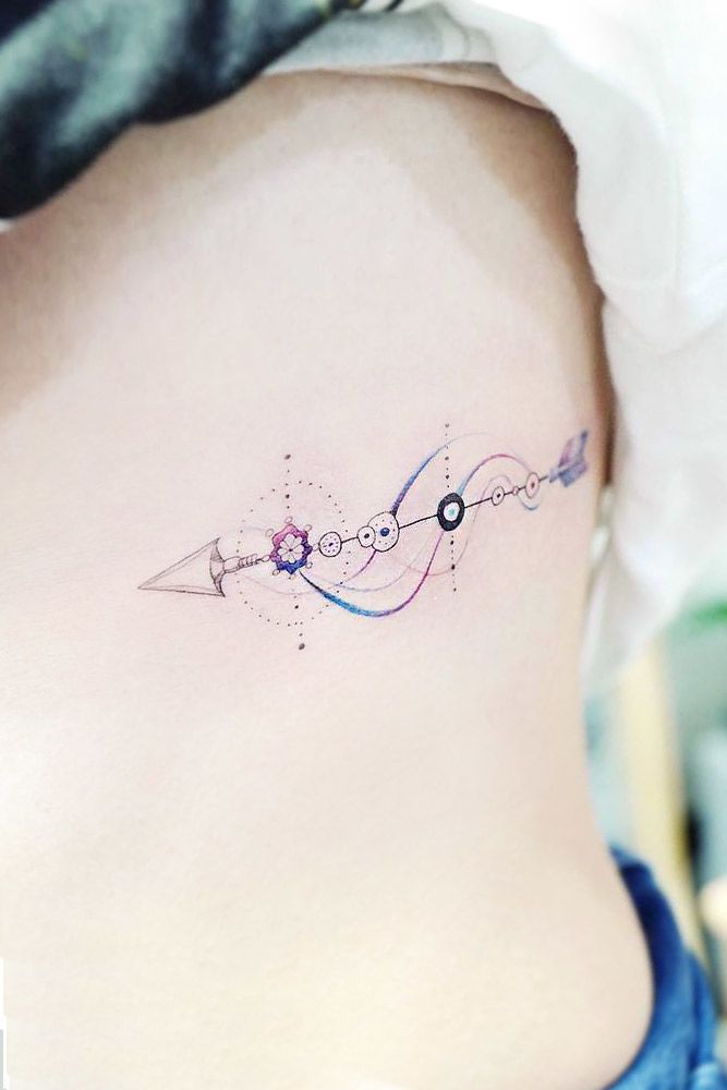 Mechanical Arrow Tattoo Design #mechanictattoo