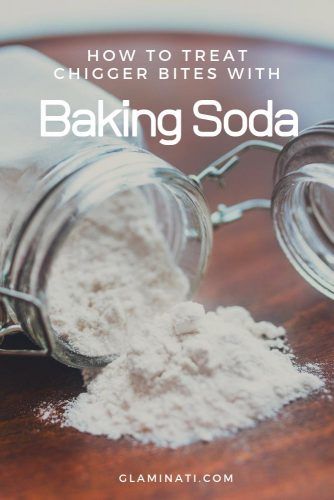 Chigger Bite Treatment With Baking Soda #health #chiggers