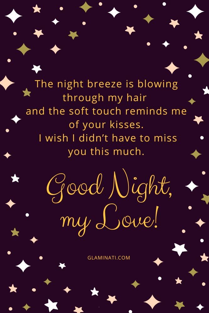 I wish I didn’t have to miss you this much. Good night, my love! #quotes