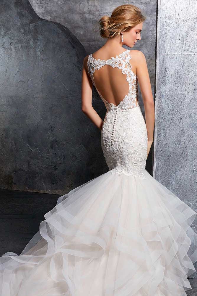 Portrait Back Wedding Dress #portraitback #weddingdress