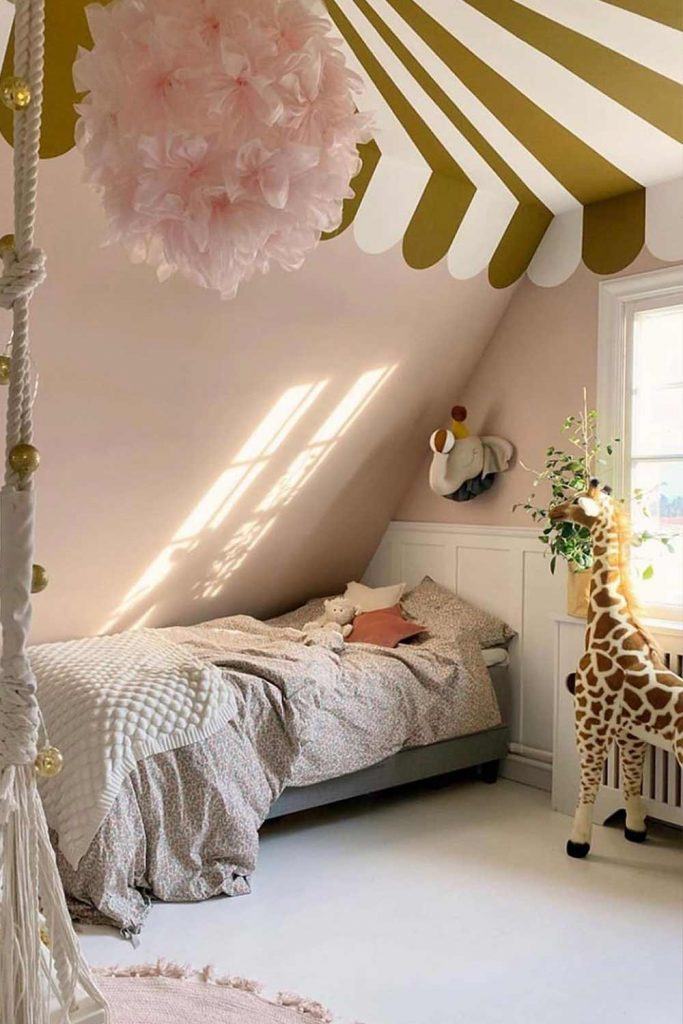 Cute Nursery Ideas For Room Under Roof