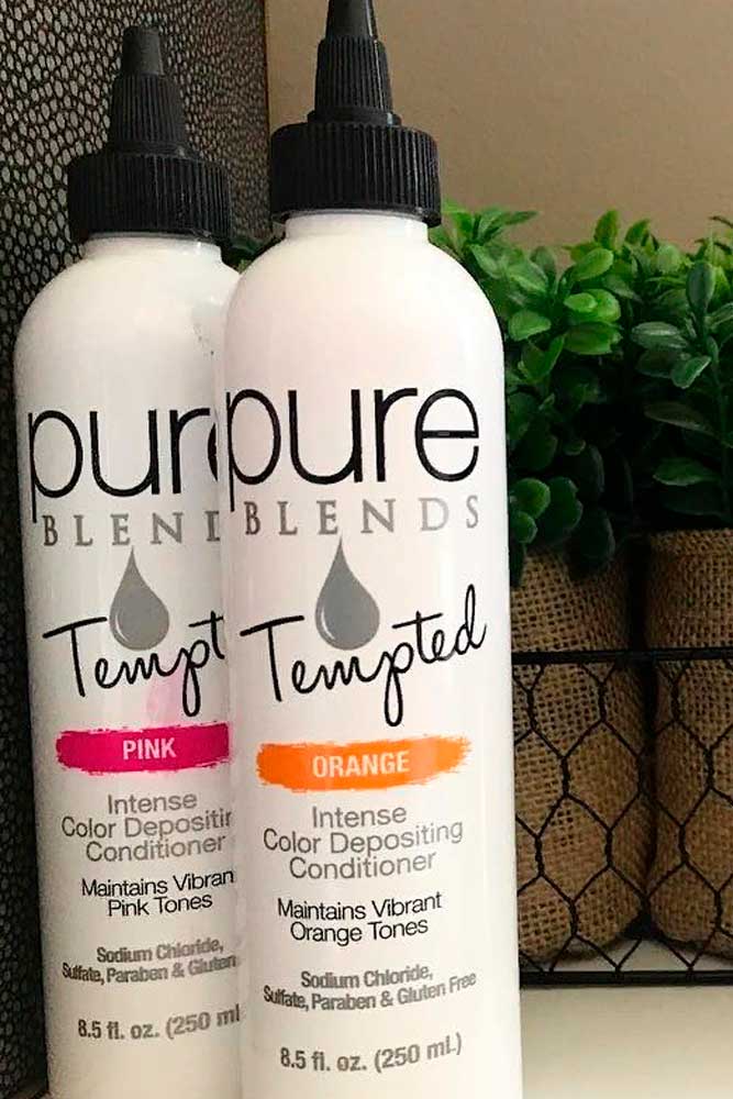 Pure Blends Tempted Intense Color Depositing Conditioner #haircolor #pureblends