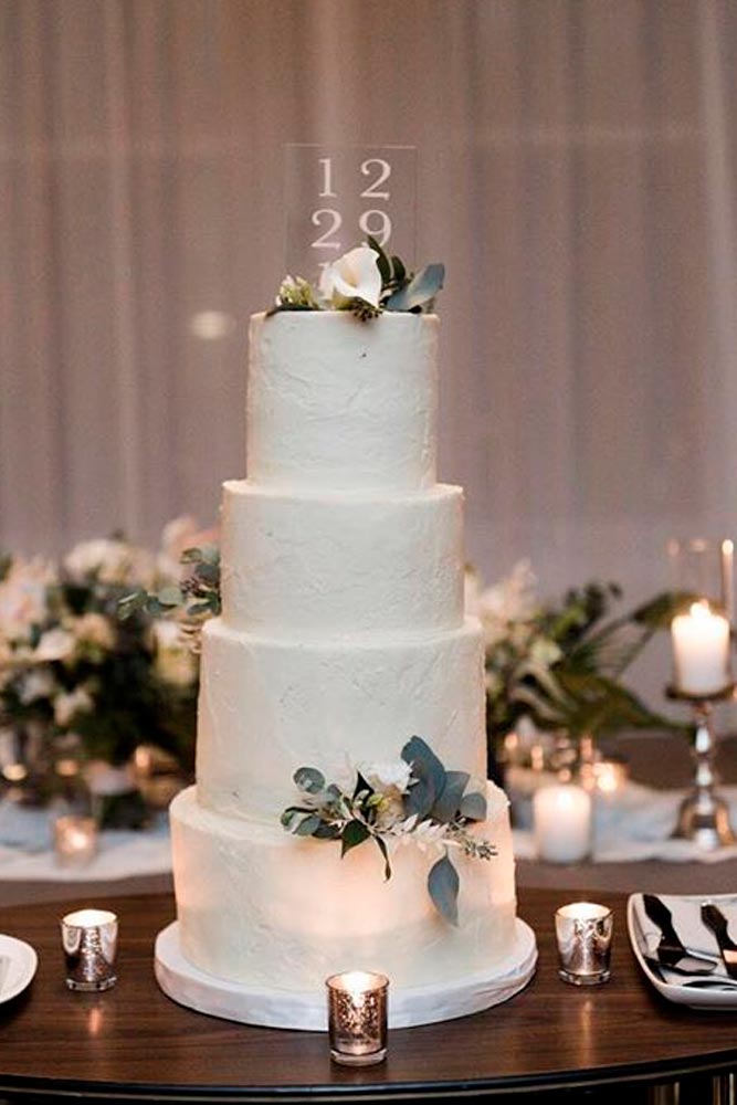 Memorial Date As Wedding Cake Topper #weddingcake #toppers #cake