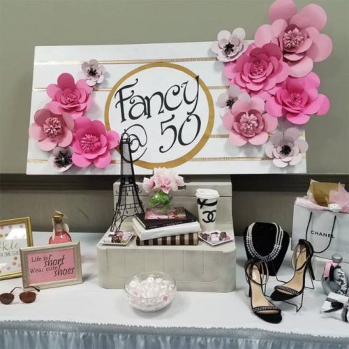 Chanel 50th Birthday Party Ideas #50thbdayparty