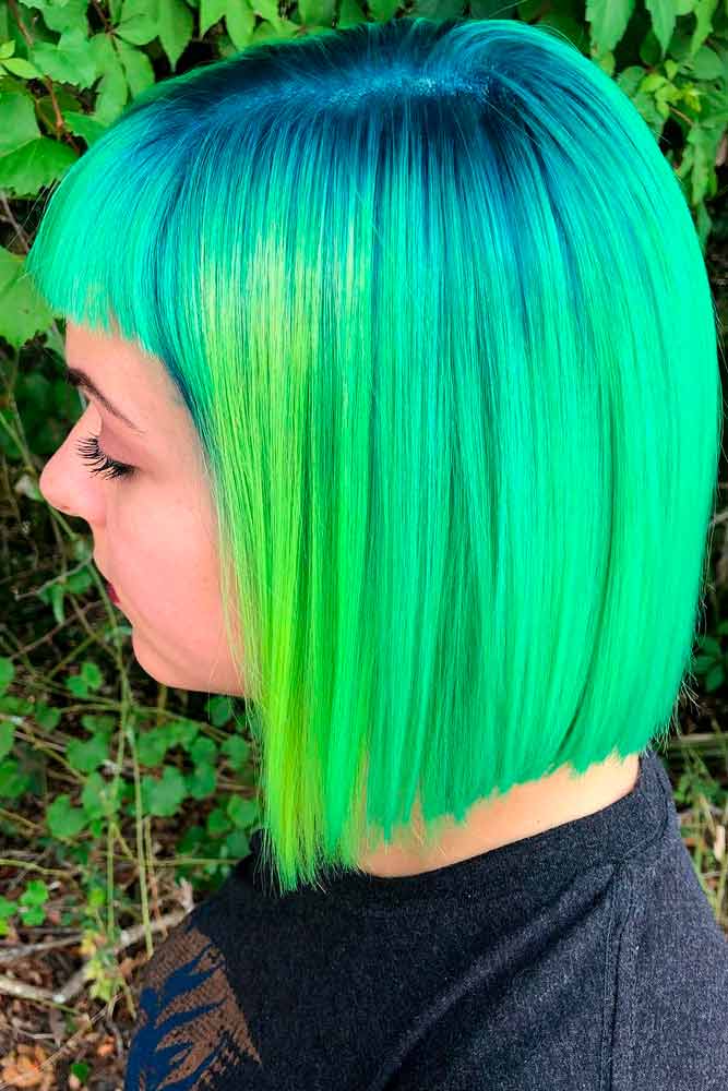 The Top Green Hair Color Ideas And How To Get Them