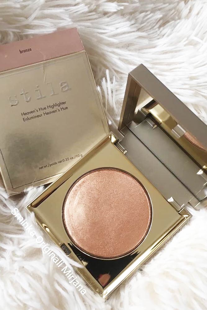 Stila Heaven's Hue Highlighter In Kitten #stilahighlighter