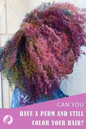 Can You Have A Perm And Still Color Your Hair? #coloredhair #curlyhair