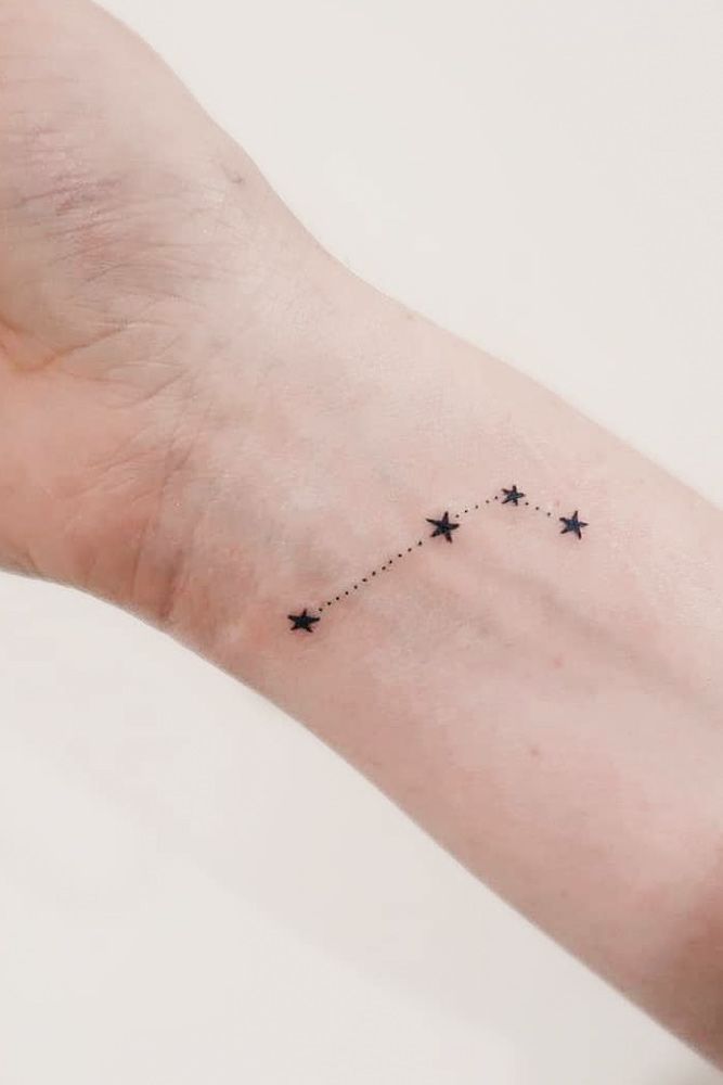 Small Constellation On Wrist #wristtattoo 