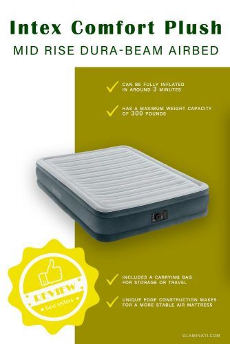 Intex Comfort Plush Mid Rise Dura-Beam Airbed #intex #airbed