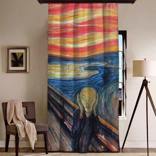 Painted Curtains Design #paintedcurtains