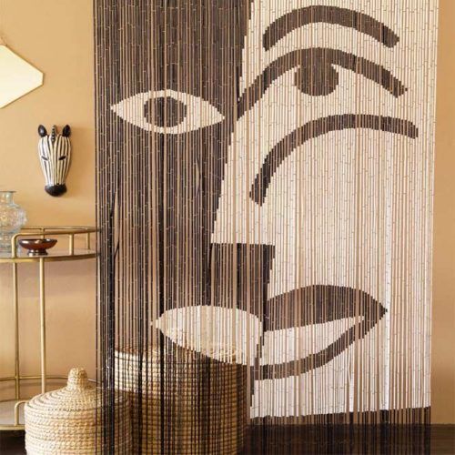 Beaded Curtains Design With Art Accent #beadedcurtains