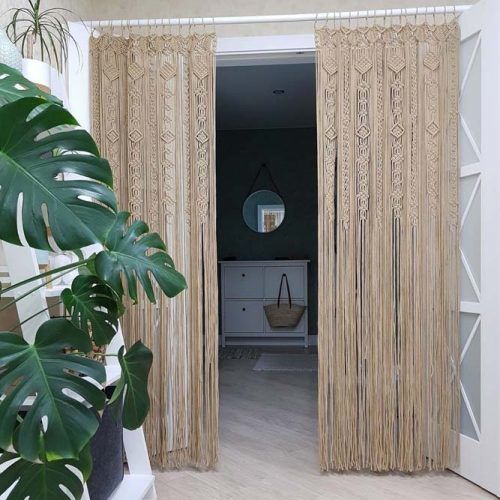 Macramé Curtains Design #macrame #diycurtains