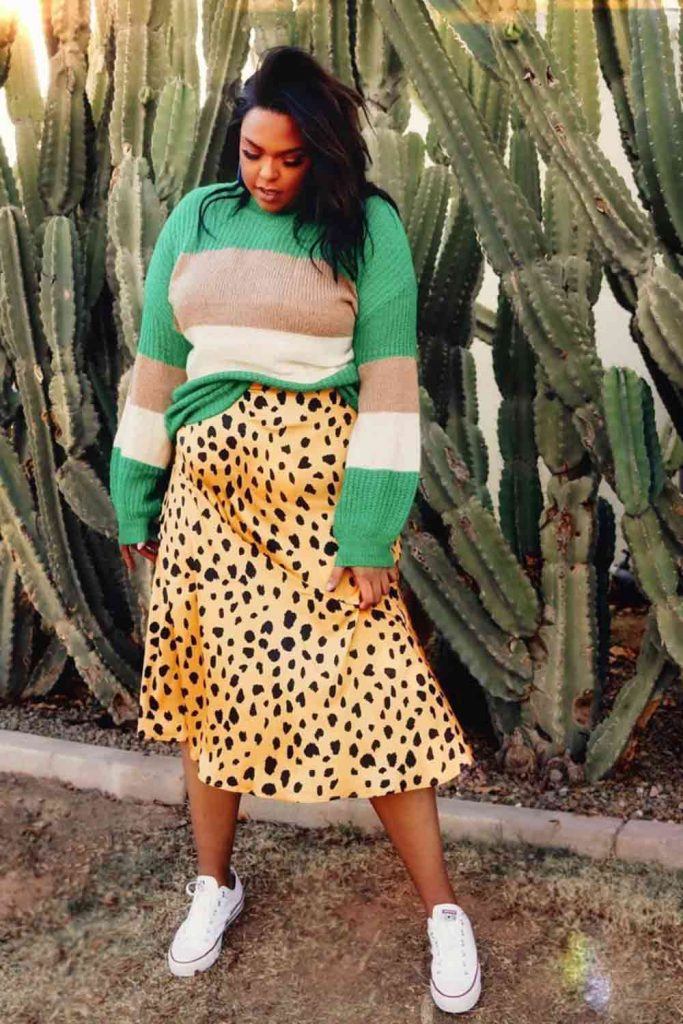 What Should Plus Size Wear? #leopardskirt