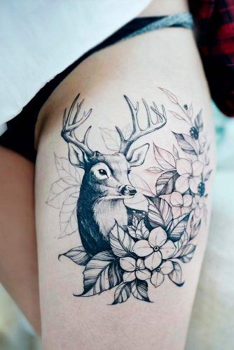 75 Sexy Thigh Tattoos That You Will Never Regret