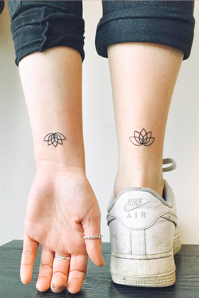 Best Friend Matching Tattoos 10 Fun Examples  Female Tattooers