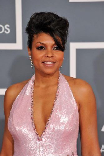 High Pompadour With Side Bang #tatajihenson #updohairstyles