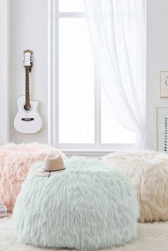 Comfy Poufs For Rest Space #comfypoufs