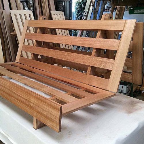 Wood Futon Frame #futonframe #futonelements