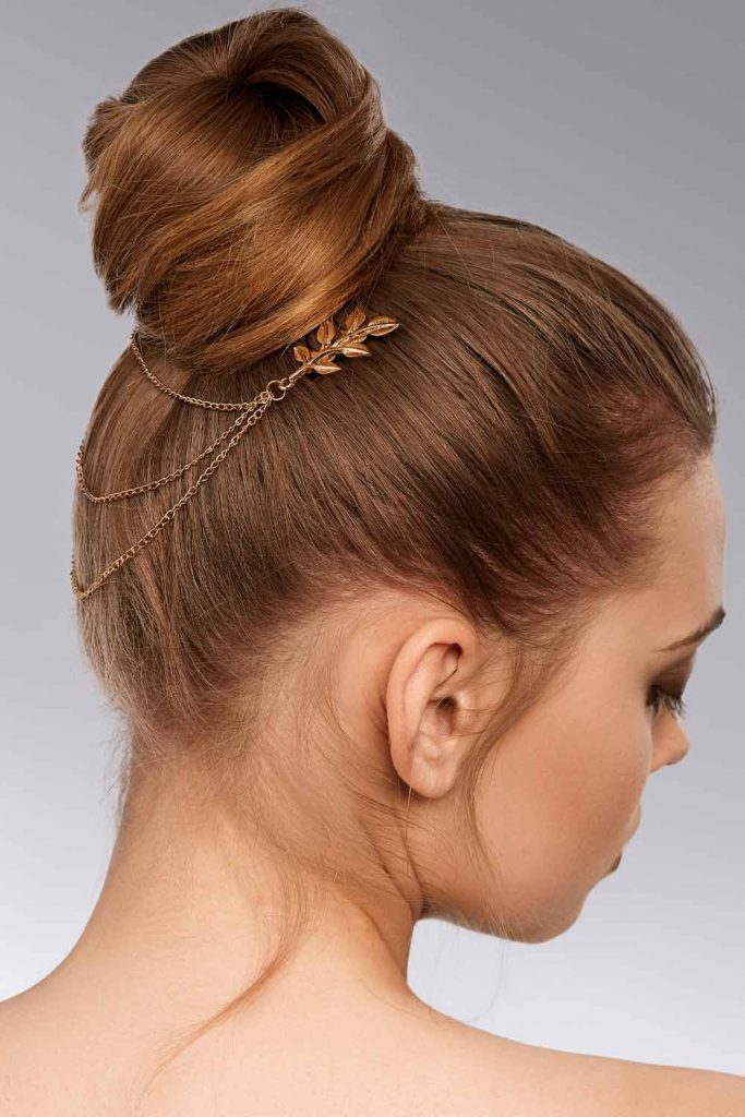 Hair Bun With Accessory