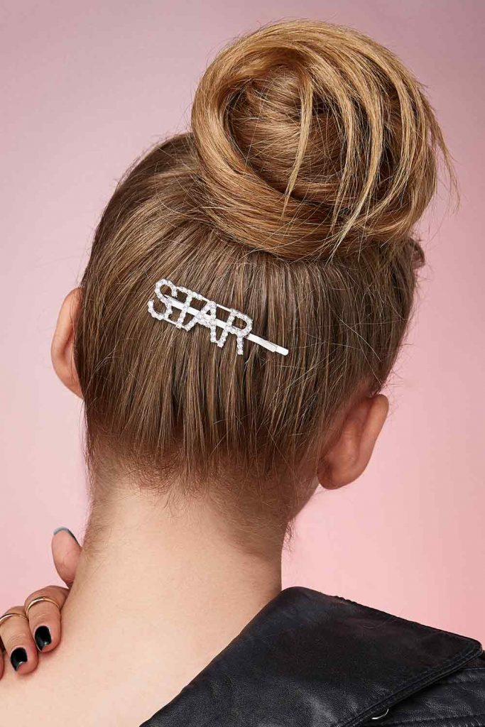 Cool Hairstyle with Hair Clip