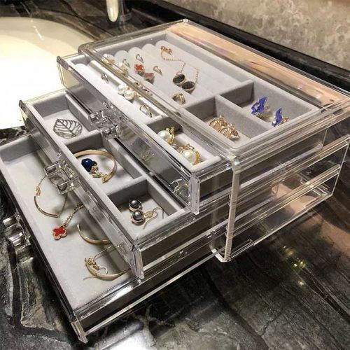 Acrylic Jewelry Organizer #jewelrybox