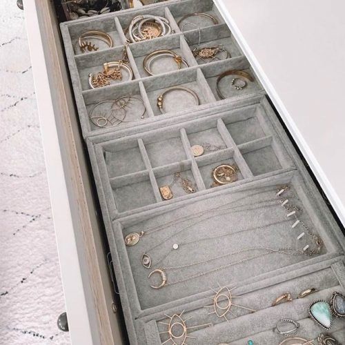 Jewelry Tray Organizer #drawers #jewelrytray