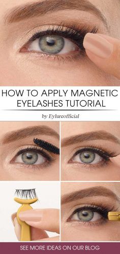 How To Apply Magnetic Eyelashes Tutorial #tutorial #makeuptips