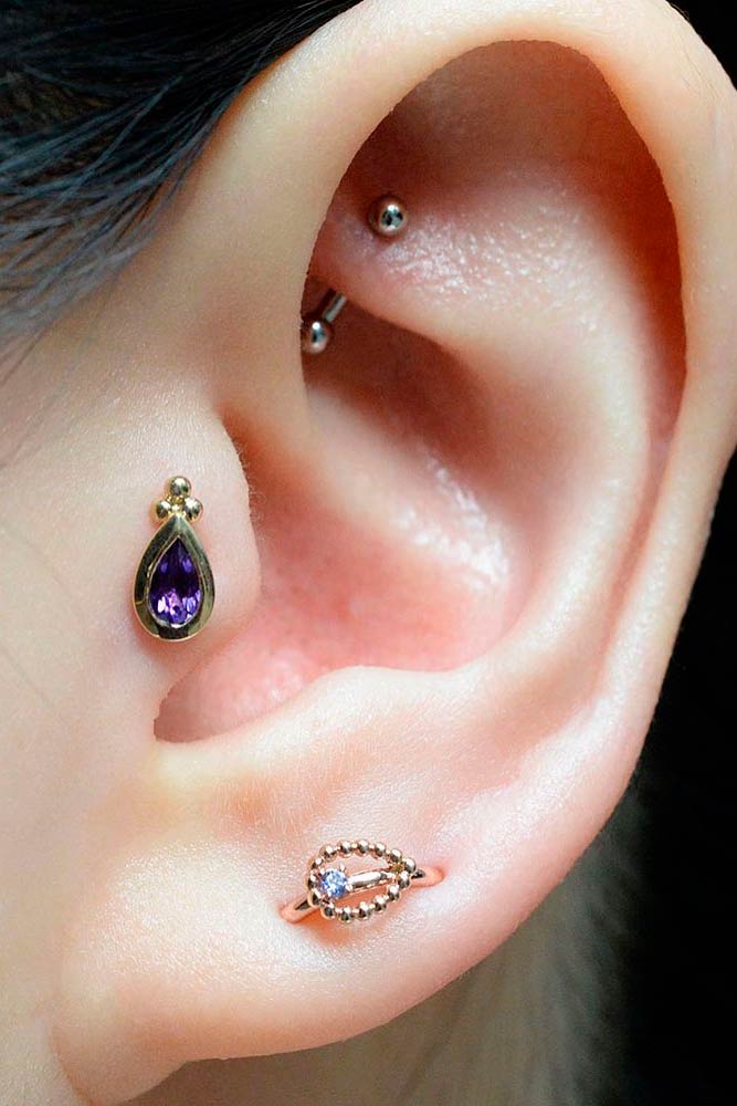 Tragus Piercing Helps With Migraines #piercing #beauty 