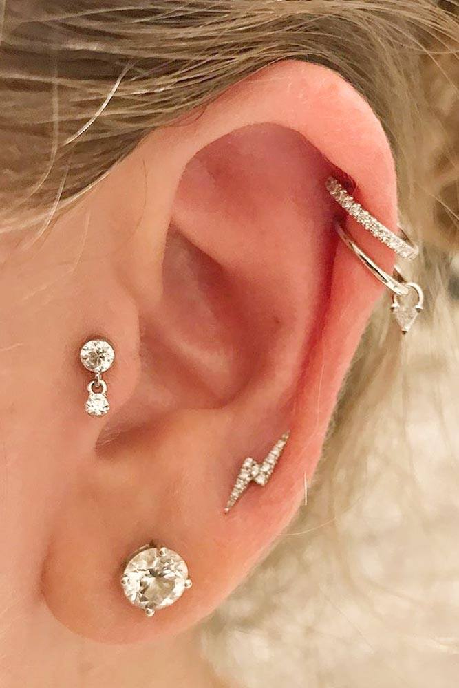 Dangle Tragus Piercing Ring #danglering #danglepiercing