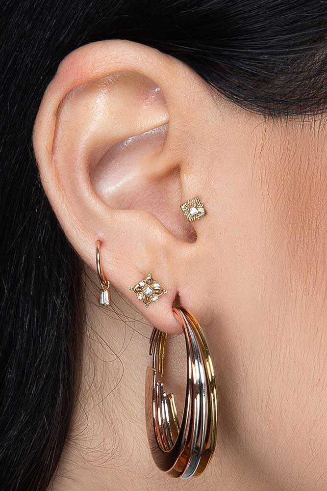 Elegant Tragus Piercing Jewelry #piercingjewelry #jewelry