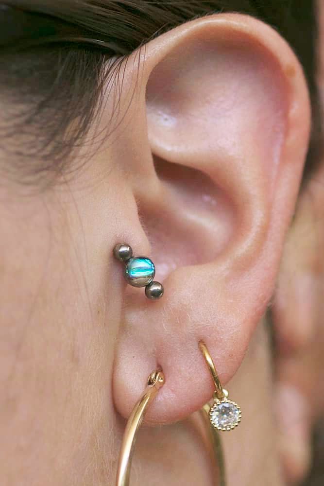 Tragus Piercing Healing Time #piercing #beauty 