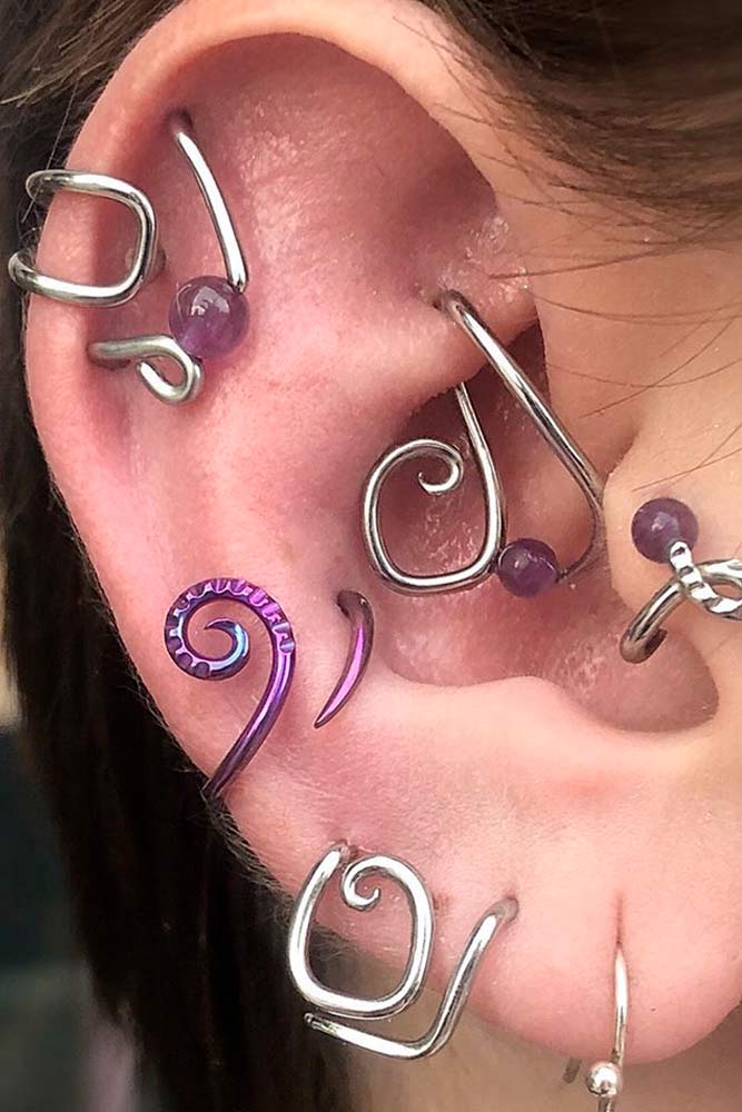 Gorgeous Tragus Piercing Looks For All Ladies Tastes