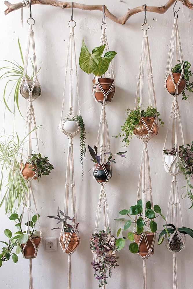 Indoor Plant Wall - Modern Boho Planter Pots - The DIY Lighthouse