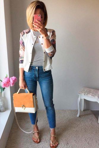 Bomber Jacket With Jeans