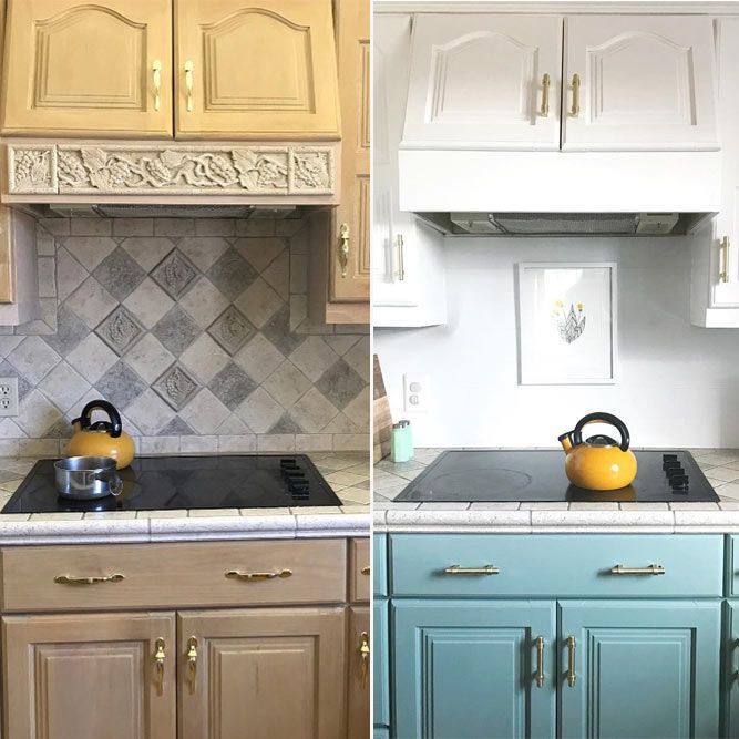 Paint The Cabinets #kitchenupdates #paintedcabinets