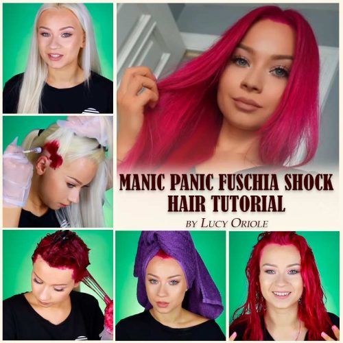 Manic Panic Fuschia Shock Hair Tutorial #hairtutorial