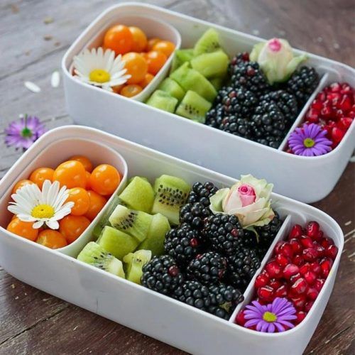 Fruit Lunch Box Idea #fruits #berries